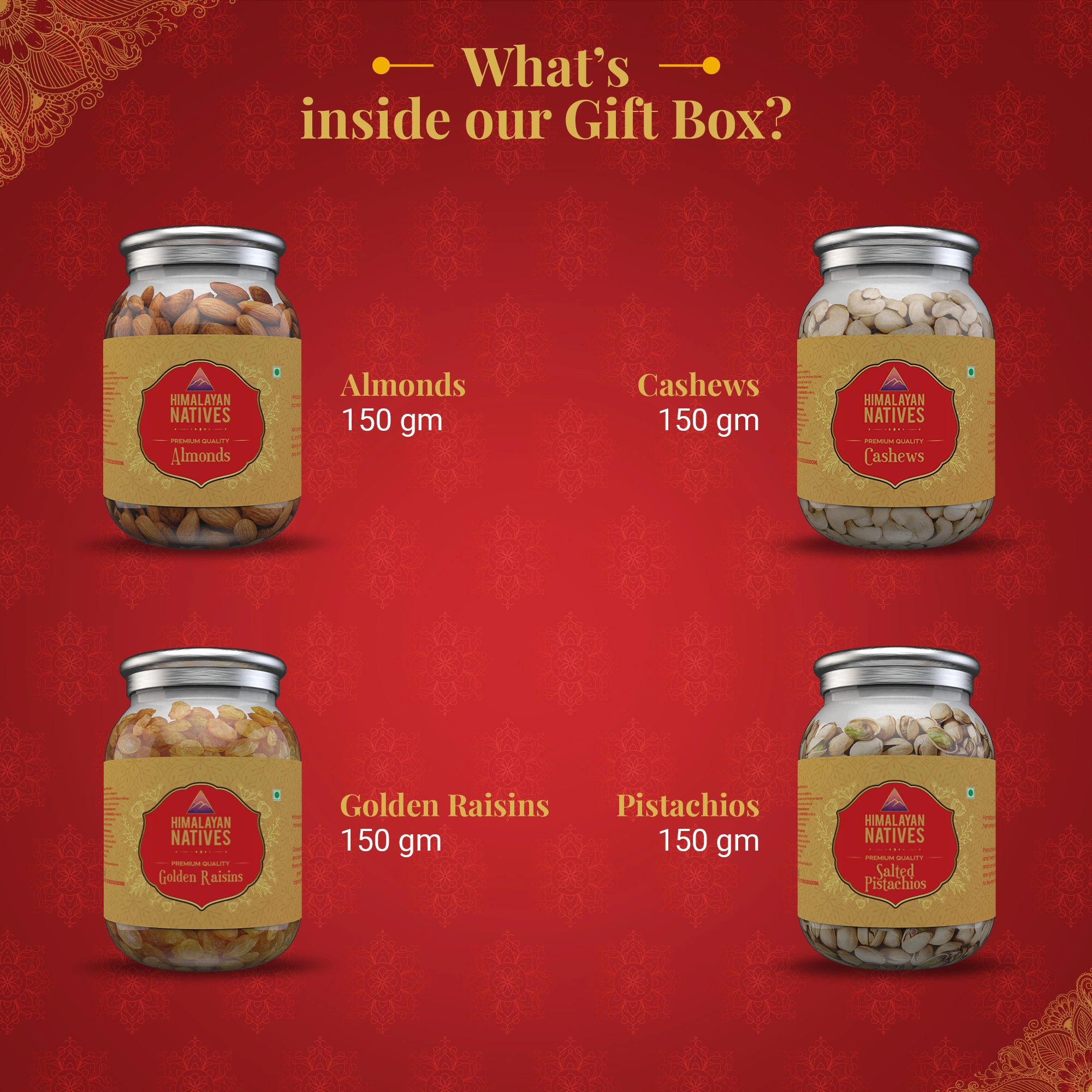 Inside the Rich Dry Fruits Box
