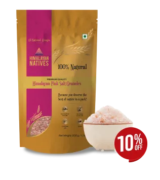 pink salt granules - product group