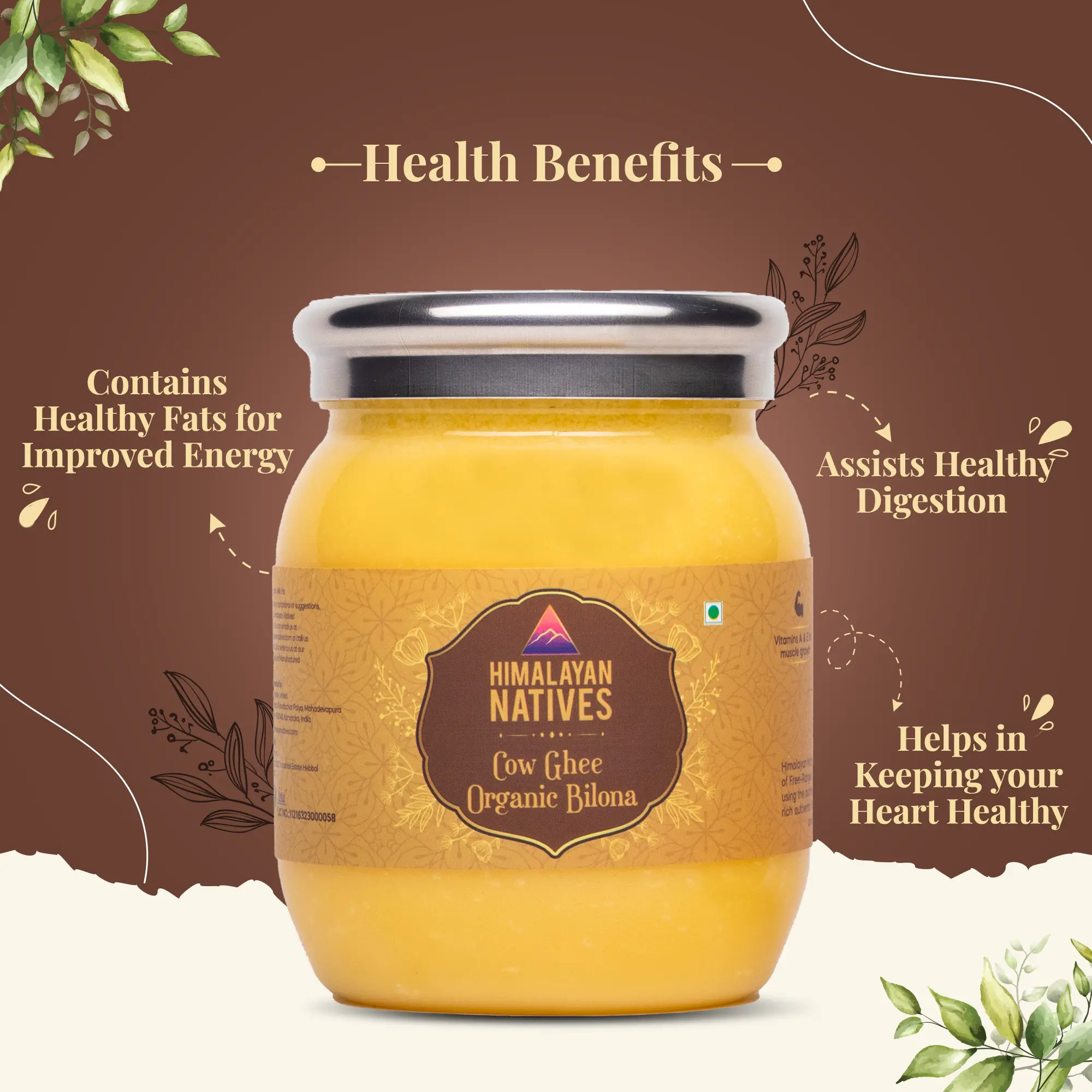 Health Benefits - Organic Cow Bilona Ghee
