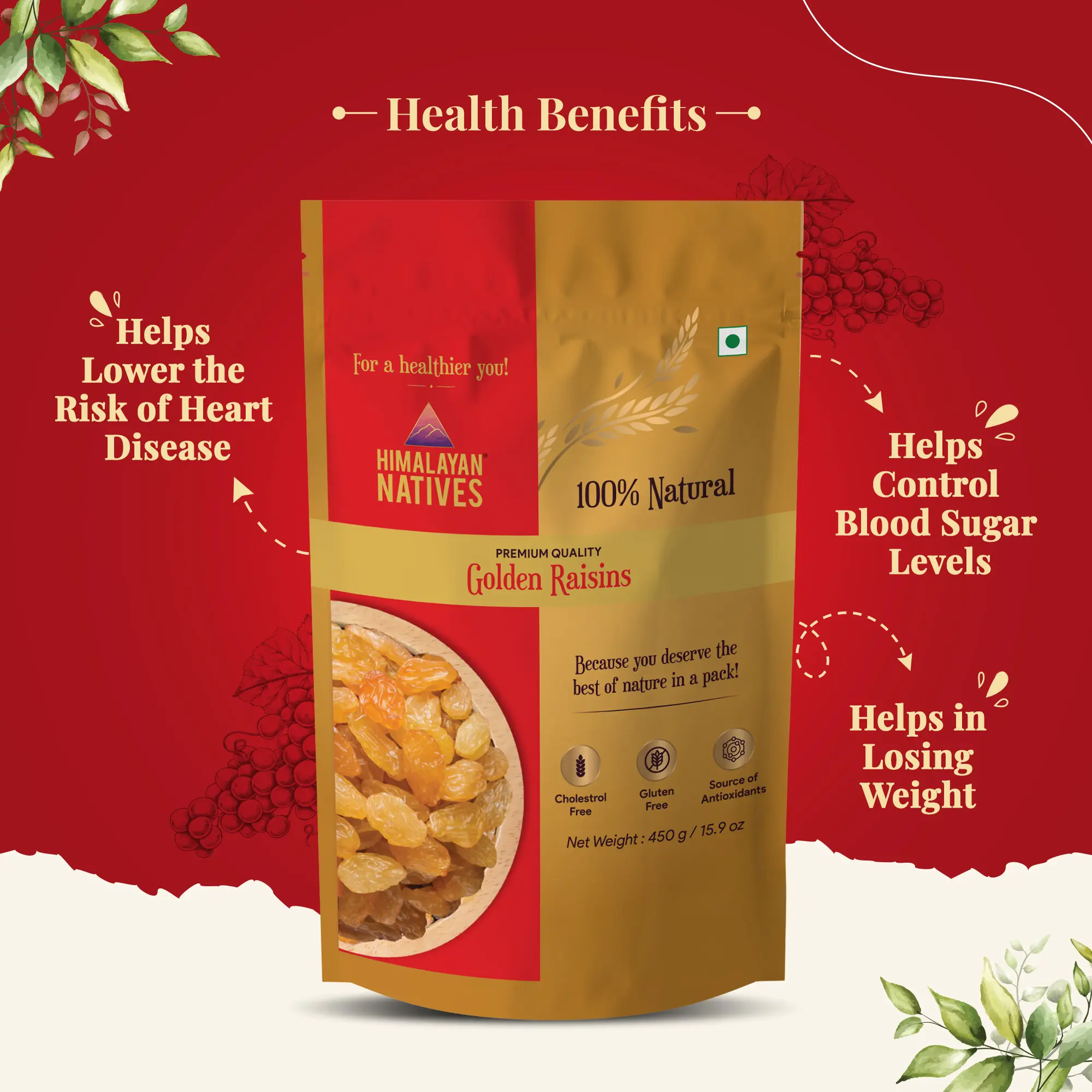 Health Benefits - Golden Raisins