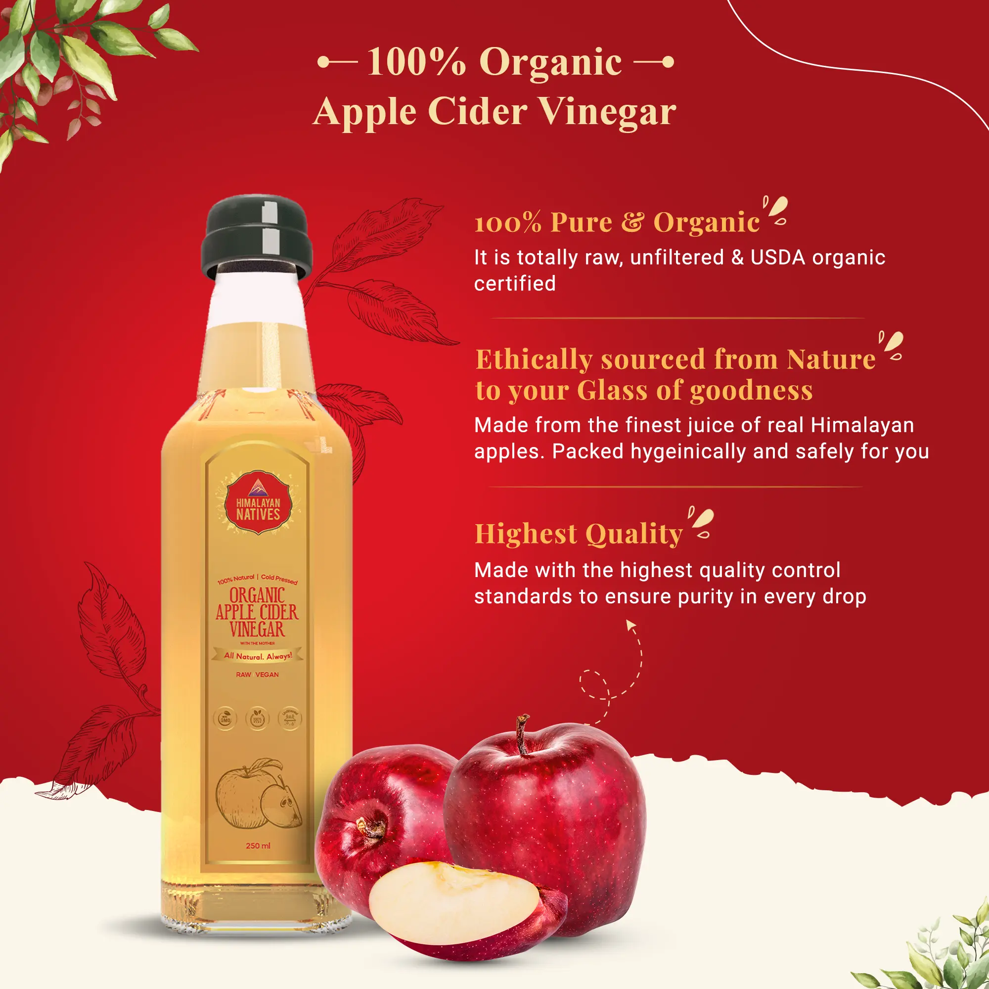 Nutritional Value - Organic Apple Cider Vinegar
