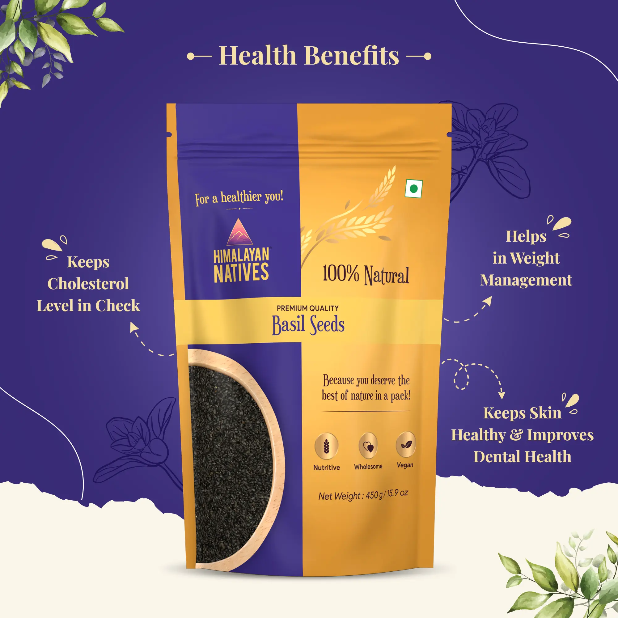 Health Benefits - Basil Seeds