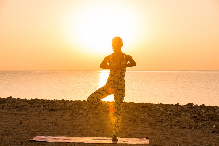 yoga practice sunrise