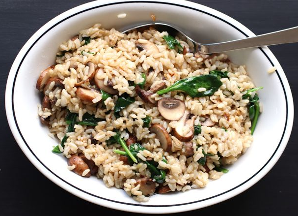 Mushroom Brown Rice Recipe